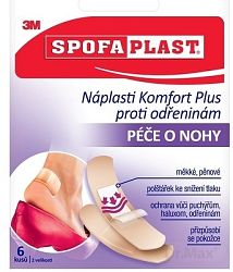 3M Spofaplast 187 Náplasti Komfort Plus odřen.6 ks