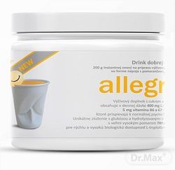 Allegra DRINK NEW 200 g instantní směsi -pomeranč