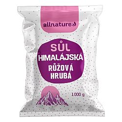 Allnature Himalajska Sol Ruzova Hruba 1000g