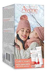 AVENE Cold Cream 3 kusy Cold Cream Krém na ruky 50 ml + Cold cream Krém na tvár aj telo 40 ml + Cold Cream Výživný balzam na pery 4 g Darčekové balenie