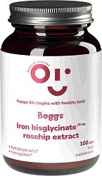 Beggs Iron bisglycinate 20 mg, rosehip extract 100 kapsúl