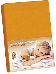 Bellatex plachta jersey s elastanom oranžová 120x200