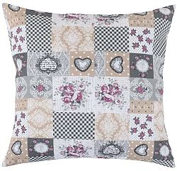 Bellatex vankúš Dita patchwork love 45x45