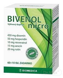 Biomedica Bivenol micro 60 + 10 tabliet