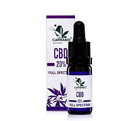 CANNABIOpharm CBD konopný olej 20% FULL SPECTRUM 10 ml