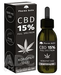 CBD 15% Full Spectrum Konopný olej 1500mg 10 ml