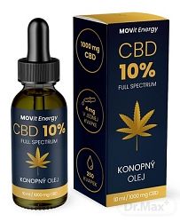 CDB MOVit Energy CBD 10% Full Spectrum konopný olej 10 ml