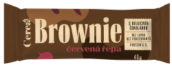 Cerea Bezlepkové Brownie Brownie Červená repa 40 g