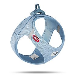 CURLI Postroj pre psov so sponou Air-Mesh Skyblue S, 4-7 kg