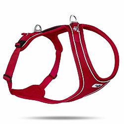 CURLI Postroj pre psy Belka Comfort Red S, 18-25 kg