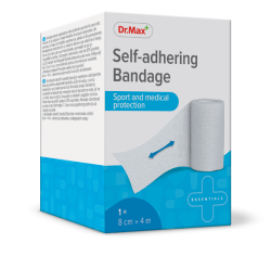 DR.MAX SELF-ADHERING BANDAGE 8CMX4M