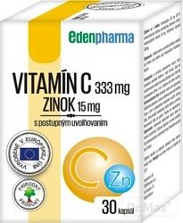 EdenPharma Vitamín C + Zinok 30 kapsúl