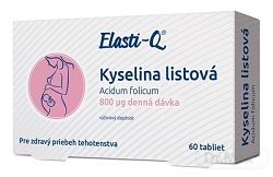 Elasti Q Kyselina listová 800 60 tabliet