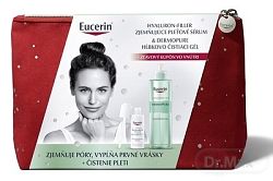 Eucerin Hyaluron-Filler & Dermopure pleťové sérum 30 ml + čistiaci gél 400 ml (Vianoce 2021) darčeková sada