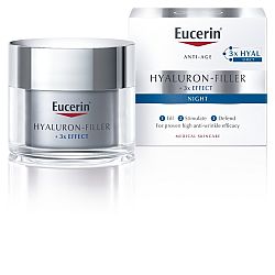 Eucerin Hyaluron Filler nočný krém proti vráskam 50 ml