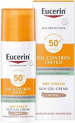 Eucerin Sun ochranný krémový gél SPF50+ tónovací medium 50 ml