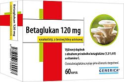 Generica Betaglukan 120 Mg 60 kapslí