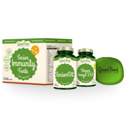 GreenFood Immunity Forte + Pillbox SeniorVit 60 kapsúl Vegan Omega 3,6,9 60 kapsúl