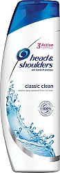 Head & Shoulders Classic Clean šampón proti lupinám na normálne vlasy čistý a šetrný k pokožke 400 ml