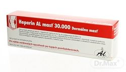 Heparin AL masť 30 000