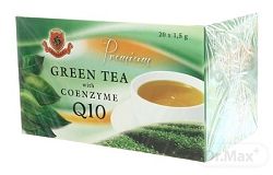 Herbex Premium GREEN Tea S Q10 zelený čaj 20 x 1,5 g