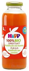 HiPP 100% BIO JUICE Ovocná šťáva s karotkou 330 ml