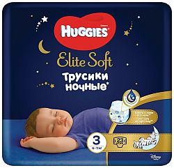 HUGGIES Elite Soft Pants OVN 3 23 ks