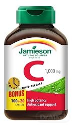 Jamieson Vitamín C 1000 mg s postupným uvoľňovaním 120 tabliet