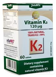 JutaVit Vitamín K2 prírodný 120 µg 60 tabliet