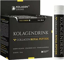 KolagenDrink Royal Peptide Shots prémiový hydrolyzovaný morský kolagén 20x 25 ml ampuliek