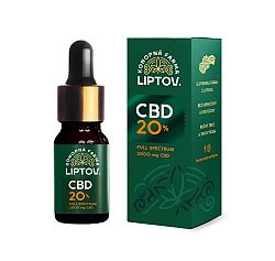 Konopná farma Liptov CBD Konopný olej 20% Full spectrum 10 ml