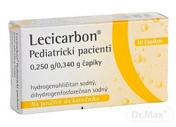 Lecicarbon Pediatrickí pacienti sup.10 5 x 2 x 0,250 g/0,340 g