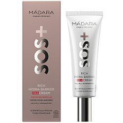 Mádara SOS+ Rich Hydra-Barrier CICA hydratačný krém 40 ml