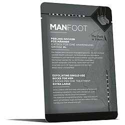 MANFOOT Exfoliační ponožky pro muže XL 1 ks