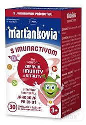 Marťankovia s Imunactivom cmúľacie tablety jahoda 30 ks