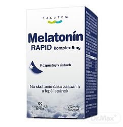 Melatonin RAPID komplex 5mg SALUTEM rozpustné tablety 100 ks