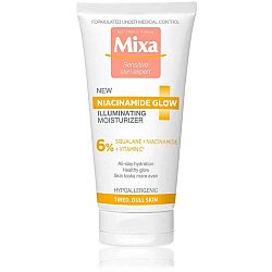 Mixa Niacinamide Glow rozjasňujúci krém poskytujúci 24 hodinovú hydratáciu 50 ml