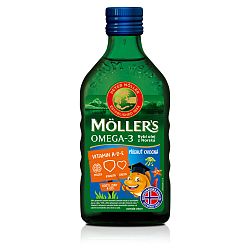 Mollers Omega 3 rybí olej ovocná príchuť 250 ml