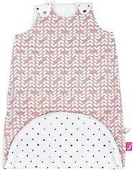 MOTHERHOOD Vak spací 2v1 ZIP-A-Round Beige mušelínový Pink Classics 3-18m 0,5 tog