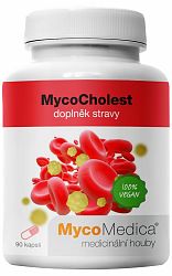 MycoMedica MycoCholest pomáha udržať správnu hladinu cholesterolu v tele a podporuje kardiovaskulárny systém MycoMedica 120 kapsúl