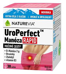 NatureVia UroPerfect Manóza Rapid 30 sáčků