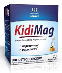 Naturprodukt Kidimag od 3 rokov 20 vrecúšok