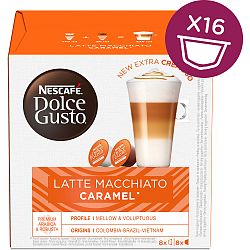 Nescafé Dolce Gusto Latte Macchiato Caramel kávové kapsule 16 ks