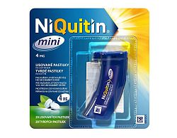 NiQuitin Mini 4 mg pas.ord. 20x4 mg (obal PP)