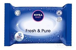 Nivea Baby Fresh & Pure čistiace utierky 63 ks