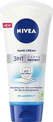 Nivea Care & Protect krém na ruky 3v1 75 ml