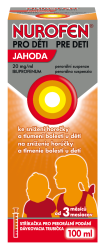 Nurofen pre deti 4% jahoda sus.por.1 x 100 ml/4,0 g