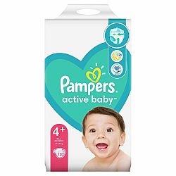 Pampers Active Baby 4+ Megapack+ 10-15 kg 120 ks