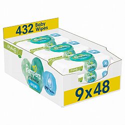 PAMPERS Harmonie Aqua Plastic Free 432 ks 9 × 48 ks