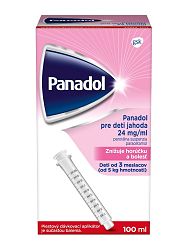 Panadol pre deti Jahoda 24mg/ml 100ml